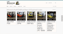 Desktop Screenshot of liftinventory.com